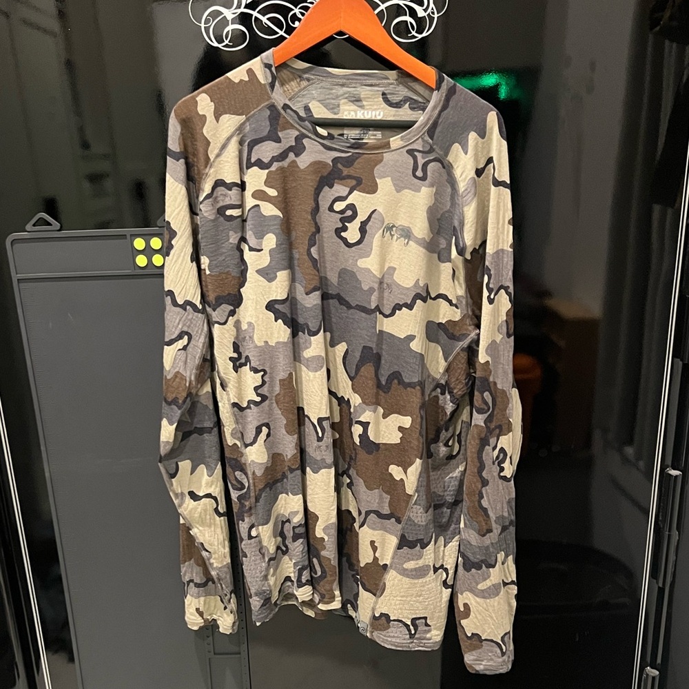 Kuiu XXXL 125 Merino crew T LS Vias base layer